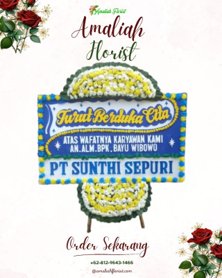 Papan Bunga Duka di Pabaton