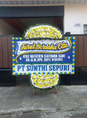 Papan Bunga Duka di Pabaton