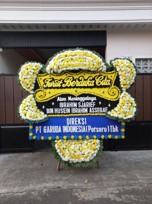 Papan Bunga Duka di Pabaton